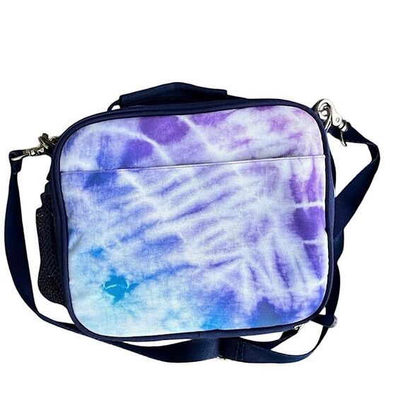 Pottery Barn Teen Gear-Up Purple/Navy Laguna Recycled Tie-Dye Backpack&Lunchbox - Picture 10 of 16